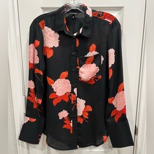Who What Wear Rose blouse